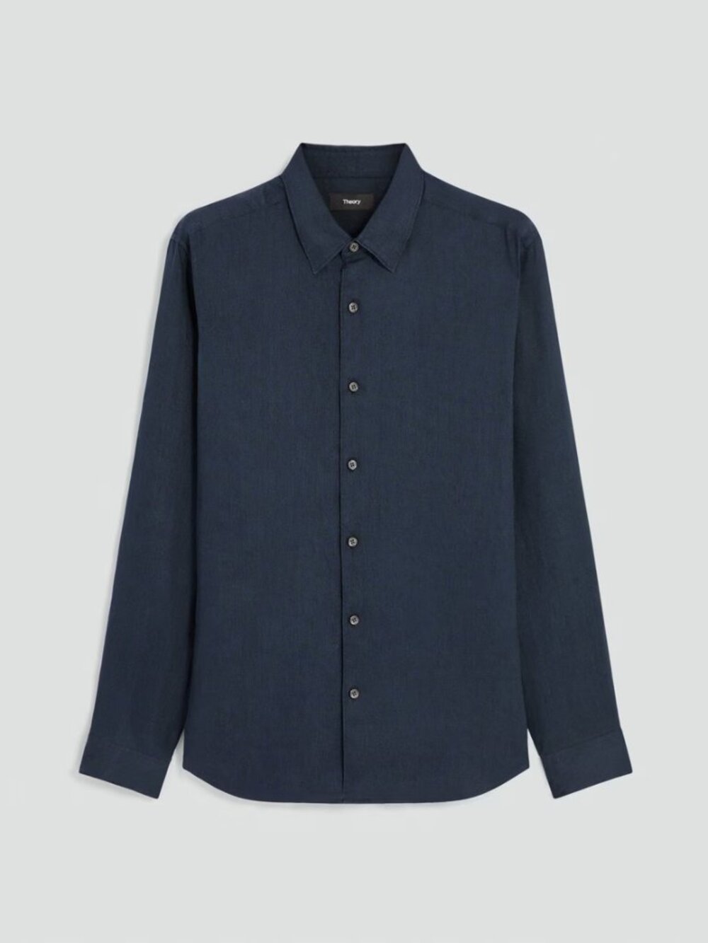 😎 THEORY 😎 Irving Cloud Cotton Flannel Shirt - [Small, Blue]